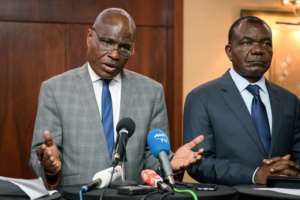 Martin Fayulu was named on Sunday as joint opposition candidate in DR Congo's presidential election on December 23. By Fabrice COFFRINI (AFP)