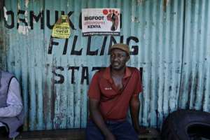 Mechanic Sameri is in 'survival mode'. By Tony Karumba (AFP)