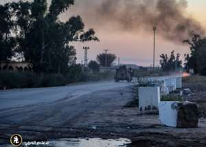 The Libyan National Army (LNA) self-proclaimed strong man Khalifa Haftar said he seized a barracks in the Aziziya region, south of Tripoli. By - (LNA / AFP War Information Division)