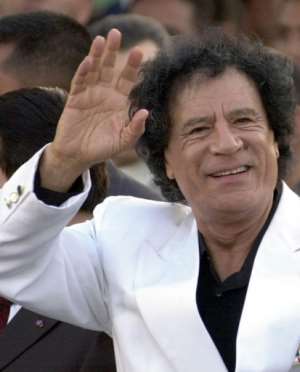 Moamer Kadhafi, pictured in 2003, ruled Libya with an iron fist for four decades until he was toppled and killed in 2011. By FETHI BELAID (AFP/File)