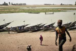 Mopti is one of the main ports in central Mali.  By MICHELE CATTANI (AFP)