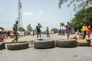 Most of the protests were in opposition strongholds in the centre of the country. By Yanick Folly (AFP)
