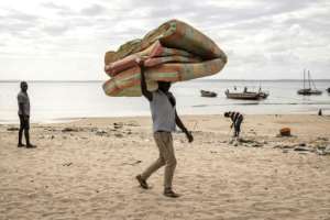 Most people who fled Palma by boat landed at Pemba. By JOHN WESSELS (AFP)