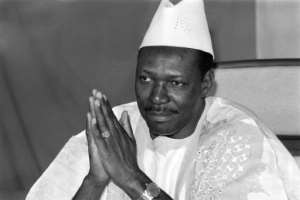 Moussa Traore, who died on Tuesday, ruled Mali for 22 years, taking power and losing it in a coup. By FRANCOIS ROJON (AFP/File)