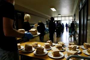 Nearly 1,200 homeless people in Pretoria have been given shelter during the lockdown but how many need accommodation is unknown. By Phill Magakoe (AFP)