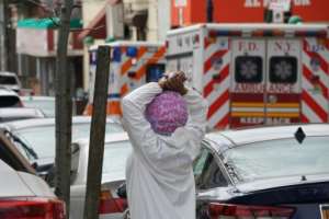 New York City has appealed for licensed medical personnel to volunteer their services. By Bryan R. Smith (AFP)