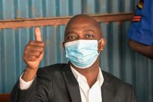Nick Mwendwa's tenure at Kenya's football federation has been dogged by controversy. By Simon MAINA (AFP/File)