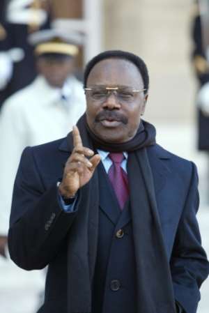 Omar Bongo Ondimba presided over his tropical oil-rich state for nearly 40 years.. By PATRICK KOVARIK (AFP/File)