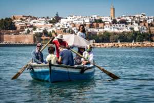 On weekends, the quays of the Bou Regreg still draw crowds of visitors, many of whom take boat tours to the ramparts of the UNESCO-listed medieval fortress where the river empties into the Atlantic Ocean. By FADEL SENNA (AFP)