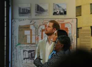 On Monday, the couple visited District Six museum, which documents the expulsion of tens of thousands of non-white Cape Town residents during the apartheid era. By Henk KRUGER (POOL/AFP)