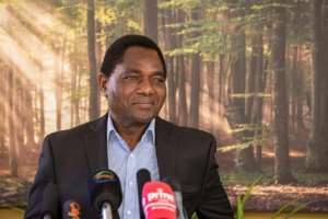 'Once we restore the rule of law, we will see more economic investment,' Hichilema said. By Patrick Meinhardt (AFP)