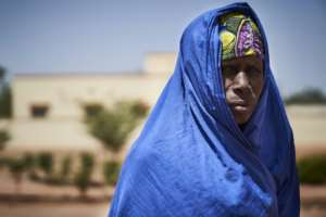 One of the survivors of the second attack on the Fulani village of Ogossagou. By MICHELE CATTANI (AFP/File)