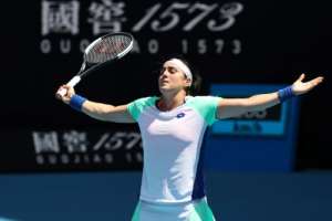 Ons Jabeur became the first player from the Arab world to reach the last eight of a Grand Slam when she beat Wang Qiang in Melbourne. By Greg Wood (AFP)