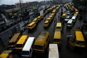 Operators of minibuses, the mainstay of public transport in Lagos, say passengers are unwilling to pay extra to compensate for the fuel hike. By PIUS UTOMI EKPEI (AFP)
