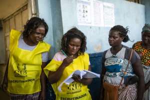 Opposition figures have urged observers to monitor the counting process. By PATRICK MEINHARDT (AFP)