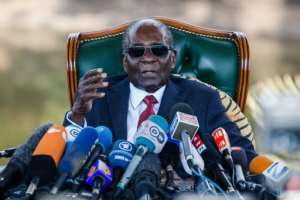 Ousted leader Robert Mugabe had called on voters to reject his old party, the ruling ZANU-PF. By Jekesai NJIKIZANA (AFP)