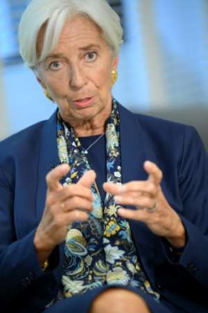 Outgoing IMF Managing Director Christine Lagarde visited Africa every year during her tenure. By Eric BARADAT (AFP)