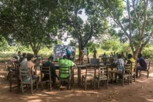 Participants are part of a wider movement to encourage self-sufficiency on the continent, which has some two-thirds of the world's remaining uncultivated arable land. By Yanick Folly (AFP)