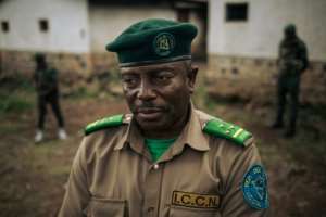 Park director De-Dieu Bya'Ombe Balongelwa started closing illegal farms that had sprung up. By ALEXIS HUGUET (AFP)