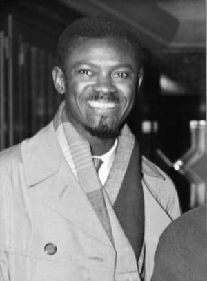 Patrice Lumumba, pictured in 1960, is now revered as an independence hero in the Democratic Republic of Congo. By STAFF (BELGA/AFP/File)