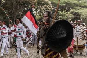 People from ethnic community of Oromo were among those protesting for more rights before Abiy was appointed premier. By YONAS TADESSE (AFP)