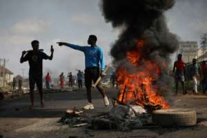 Police have ordered anti-riot units to be deployed around the country. By Kola Sulaimon (AFP)