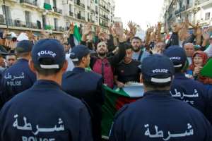 Police were deployed in force, blocking protesters on an avenue near the protest epicentre and making several arrests in the morning, according to witnesses. By - (AFP)