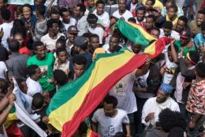 Political rallies of Saturday's scale are rare in Ethiopia, where the ruling EPRDF controls all seats in parliament and opposition parties complain of harassment. By Yonas TADESSE (AFP)