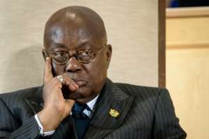 President Nana Akufo-Addo was elected four years ago as an anti-graft crusader, but more than half of Ghanaians say the level of corruption in the country has risen. By Fabrice COFFRINI (AFP/File)