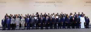President Vladimir Putin pulled off a major feat by bringing together delegates of all 54 African states. By Sergei CHIRIKOV (POOL/AFP)