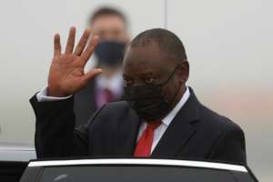 Ramaphosa has expressed fears of a disruption to supply chains including energy, food and the fight against the Covid-19 pandemic. By PETER NICHOLLS (POOL/AFP/File)