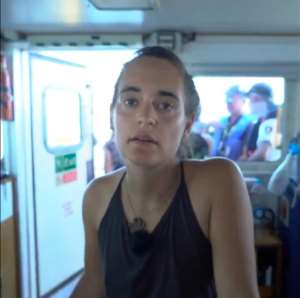 Rackete swapped work as a polar researcher and committed environmentalist to skipper Sea Watch 3 in the belief everybody in peril at sea has the right to be rescued. By HO (Sea Watch/AFP/File)