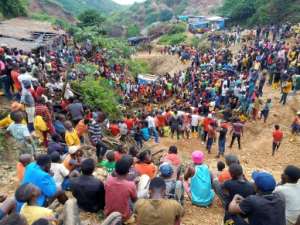 Rescue efforts continue to find any survivors of the mining disaster. By STRINGER (AFP/File)