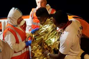 Rescuers had evacuated some migrants for medical reasons from the Sea-Watch 3 rescue ship before it came into port. By Handout (Sea Watch/AFP/File)