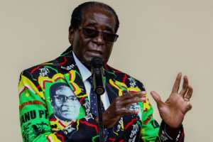 Robert Mugabe, who ruled Zimbabwe from independence for 37 years, pictured in 2016. By Jekesai NJIKIZANA (AFP/File)
