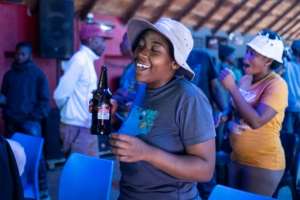 Rolling bans on booze sales imposed by the government since March as part of anti-coronavirus restrictions had left the church services stridently dry. By WIKUS DE WET (AFP)