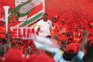 Ruling Party Frelimo is widely expected to keep power. By GIANLUIGI GUERCIA (AFP)