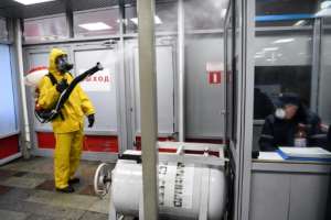 Russia said its crisis had stablised after infections surged. By Kirill KUDRYAVTSEV (AFP)
