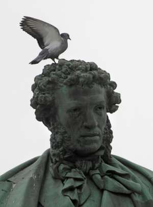 Russian poet Alexander Pushkin, born near Lake Chad, was a mixed-race aristocrat close to Tsar Peter the Great. By NATALIA KOLESNIKOVA (AFP/File)