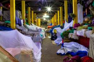 Sentoongo Mansoor, vice chairman of Nakasero market, said the lockdown was having an economic impact, hitting traders particularly hard. By Badru Katumba (AFP)