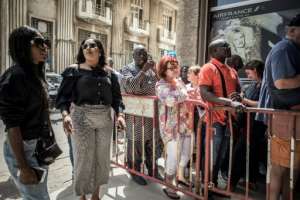 Senegal authorised six exceptional flights to pick up stranded travellers in Dakar and fly them to Paris. By JOHN WESSELS (AFP)