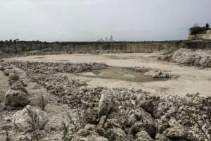 Senegalese cement-maker Ciments du Sahel's huge plant is visible from miles around. By JOHN WESSELS (AFP)