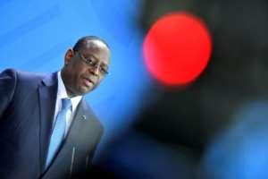 Senegal's President Macky Sall, seen here in January 2020, will meet Secretary of State Mike Pompeo on the start of the top US diplomat's Africa tour. By Tobias SCHWARZ (AFP/File)