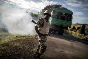 Security concerns stopped voting in at least one district in Cameroon's southwest during the weekend election. By MARCO LONGARI (AFP)