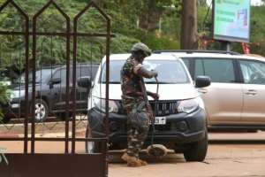 Security in Niamey is tight ahead of the summit. By ISSOUF SANOGO (AFP)