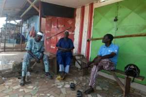 Shopkeepers kept their stores closed as the opposition boycotted the election in Daoukro. By SIA KAMBOU (AFP)