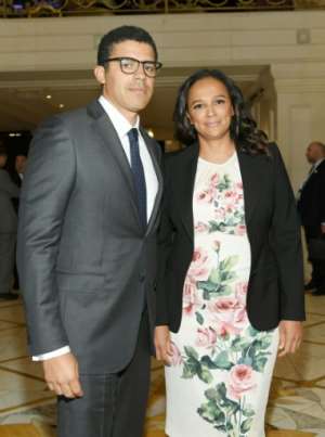 Sindika Dokolo and his wife Isabel dos Santos reportedly own one of the best art collections in Africa. By Mike Coppola (GETTY IMAGES NORTH AMERICA/AFP/File)