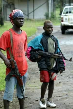 Sirleaf took the helm of a country that had been ravaged by fighting -- the legacy of child soldiers endures today