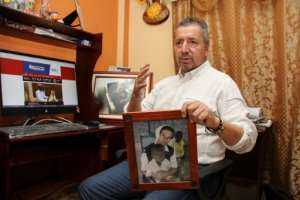 Sister Gloria's brother Edgar Narvaez said he was very emotional after hearing of her release. By Leonardo CASTRO (AFP)