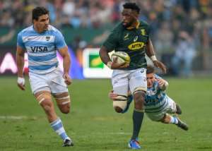 Siya Kolisi is the first black player to captain South Africa at a World Cup. By Christiaan Kotze (AFP/File)
